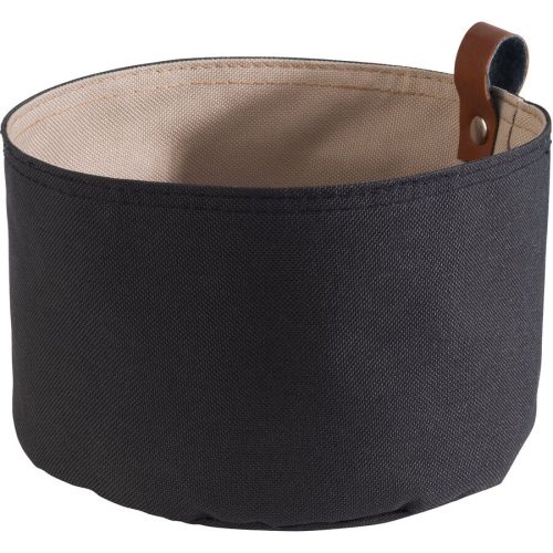 Aps, APS Brottasche, Tetron; 17x11.5 cm (ØxH); grau/beige; rund