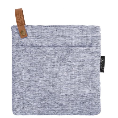 Topflappen Hercules Blau Leinen/Polyester 20 cm - Topflappen