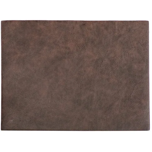 ZICZAC Tischset Troja Braun Kunstleder 33 x 45 cm - Tischset