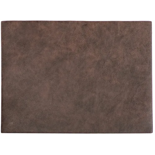 ZICZAC, ZICZAC Tischset Troja Braun Kunstleder 33 x 45 cm - Tischset