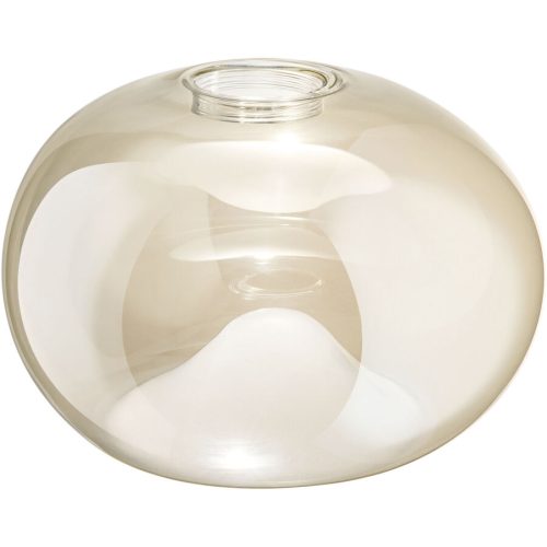 Lampenschirm Isa Braun Glas 33 cm 20 cm - Farbe: cognac - Lampenschirm