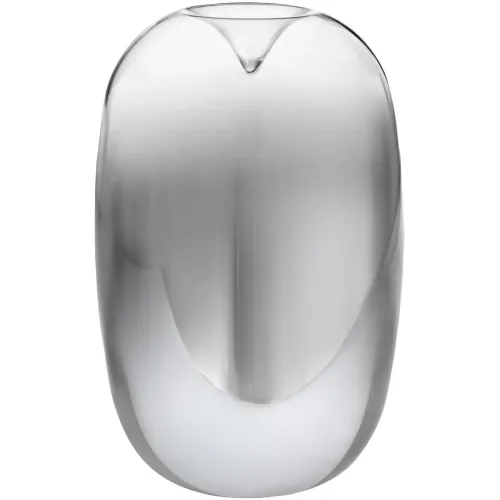 LIVIQUE, Lampenschirm Fiora Grau Glas 20 cm 28 cm - Lampenschirm