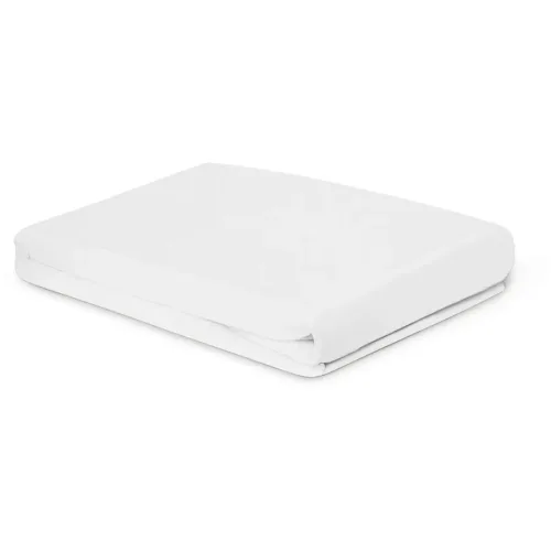 Fixleintuch Pia Weiss Baumwolle B 180 cm - Material: 100% Bio-Baumwolle - Fixleintuch