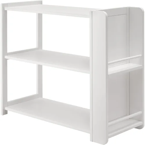 LIVIQUE, Regal Iris Weiss Holz 90 cm 75 cm - Material: Buche - Regal