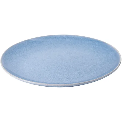 LIVIQUE, Teller flach Lorraine Blau Steingut 27.3 cm - Material: Stoneware - Teller flach