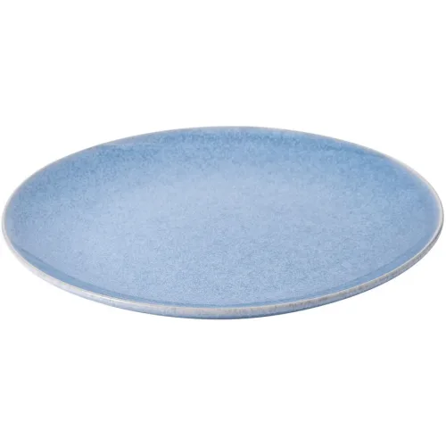 Teller flach Lorraine Blau Steingut 27.3 cm - Material: Stoneware - Teller flach