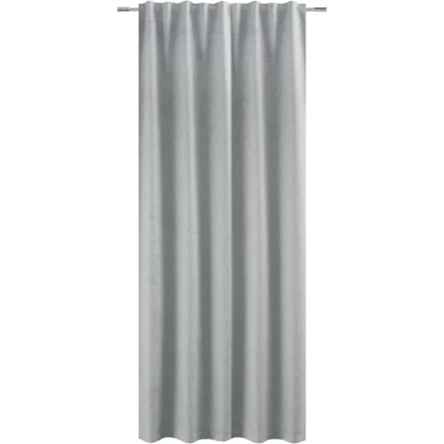 LIVIQUE, Fertigvorhang Fiona 135x260cm hellgrau - Material: 100% Polyester - Vorhang