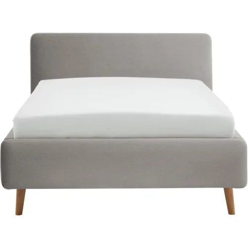 LIVIQUE, Bett Senja Stoff 140 x 200 cm - Farbe: Ash - Bett
