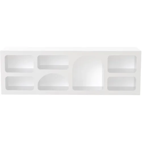 Sideboard Georis Weiss Holz 160 cm 51 cm - Material: Holzwerkstoff - Sideboard