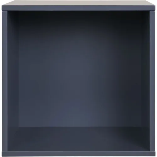 LIVIQUE, Wandelement Qatara Grau Holz/MDF 34 cm 34 cm - Farbe: Dunkelgrau - Wandelement