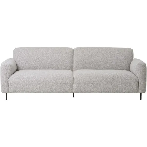 LIVIQUE, Sofa Pavora Grau Polyester 228 cm 93 cm - Farbe: hellgrau - Sofa