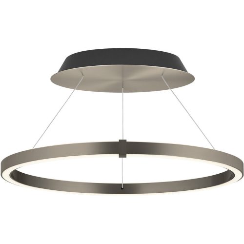 Designer-Pendellampe Bankamp Line bronze 63 cm mit Fernbedienung - LED - Lichtfarbe: Extra warmweiss - Material: Aluminium/Stahl -