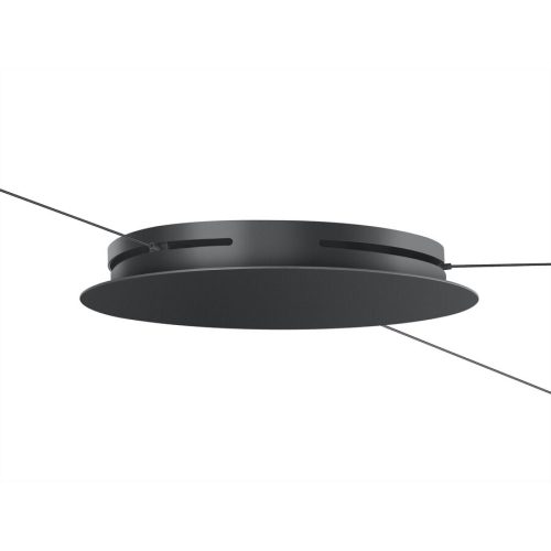 Baldachin Bankamp Globe schwarz D 30 cm für 1-3 Pendel - Material: Aluminium/Stahl - System