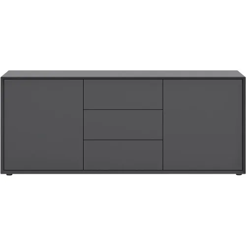 Sideboard Sleek Grau MDF 179 cm 73 cm - Farbe: anthrazit - Sideboard