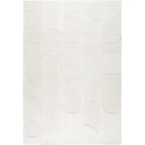 LIVIQUE, Eno Weiss Polyester - Teppich