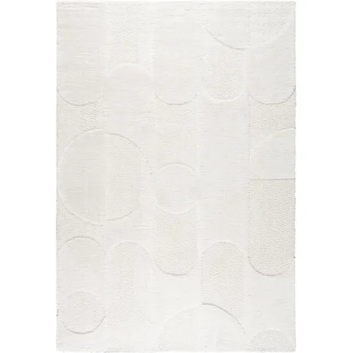 Eno Weiss Polyester - Teppich