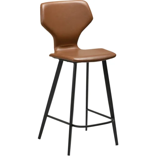 DAN-FORM, DAN-FORM Barhocker 2er-Set S.I.T Braun/Schwarz Kunstleder 45 cm 102 cm - Barhocker 2er-Set