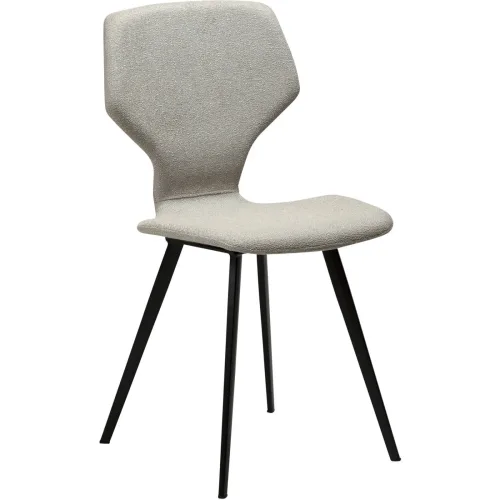 DAN-FORM, DAN-FORM Stuhl 2er-Set S.I.T Grau Stoff 46 cm - Farbe: Grey - Stuhl 2er-Set