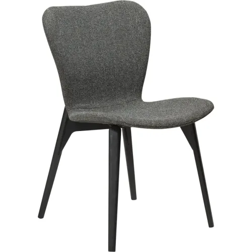 DAN-FORM Stuhl 2er-Set Paragon Grau Stoff 50.5 cm - Farbe: Grey - Stuhl 2er-Set