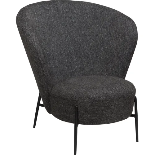 DAN-FORM, DAN-FORM Sessel Orbit Schwarz Stoff 84 cm 83 cm - Farbe: Black - Sessel