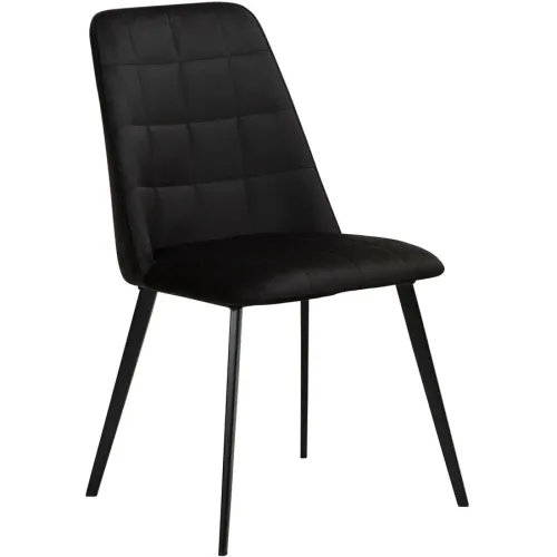 DAN-FORM Stuhl 2er-Set Embrace Schwarz Samt 48 cm - Stuhl 2er-Set