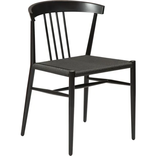 DAN-FORM, DAN-FORM Stuhl 2er-Set Sava Schwarz Kunststoff 54.5 cm - Material: Mischgewebe - Stuhl 2er-Set