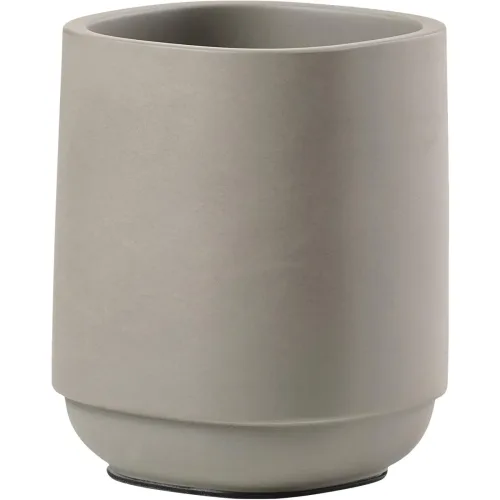Zone Denmark, Zahnbecher Zone Denmark Grau Beton 8 cm 9.5 cm - Zahnbecher