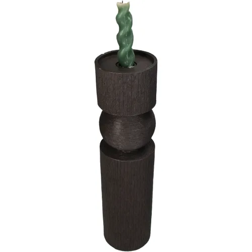 LIVIQUE, Kerzenhalter Kaars Braun Beton 35.3 cm - Kerzenhalter