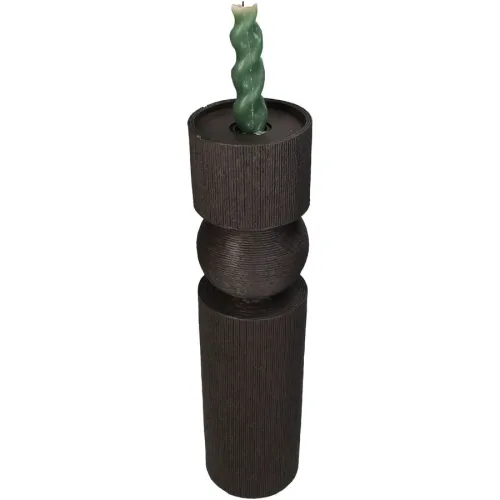 Kerzenhalter Kaars Braun Beton 35.3 cm - Kerzenhalter