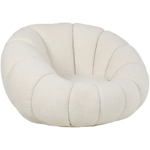 LIVIQUE, Sessel Sofina Weiss Polyester 104 cm 104 cm - Sessel