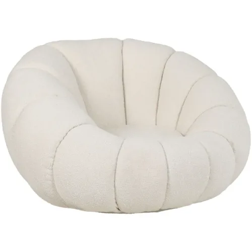 Sessel Sofina Weiss Polyester 104 cm 104 cm - Sessel