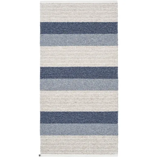 HORREDSMATTAN, HORREDSMATTAN Teppich Myra Blau Baumwolle/Polyester 70 cm 260 cm - Farbe: blue - Material: Mischgewebe - Teppich