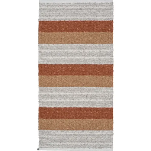 HORREDSMATTAN, HORREDSMATTAN Teppich Myra Rot Baumwolle/Polyester 70 cm 300 cm - Farbe: Rust - Material: Mischgewebe - Teppich