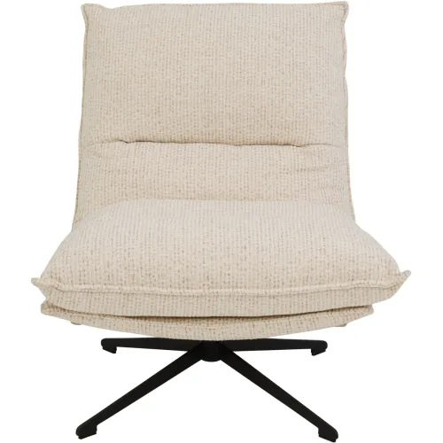 LIVIQUE, Sessel Cordira Weiss Polyester 96 cm 80 cm - Sessel