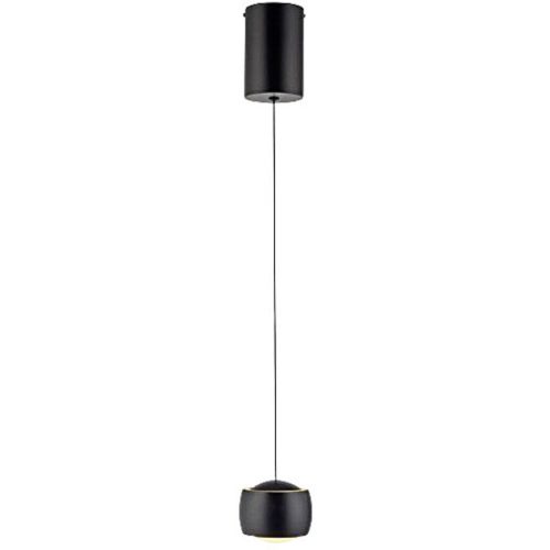 Pendellampe Pero Schwarz Metall 10 cm 220 cm - LED - Lichtfarbe: Warmweiss - Pendellampe- LED Energiesparlampe