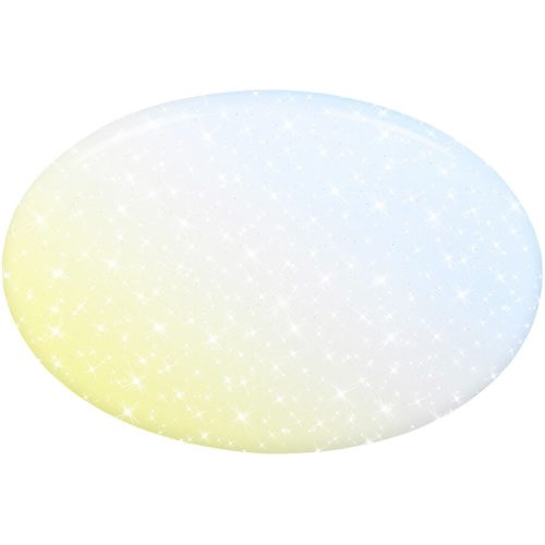 Deckenlampe Sannita Weiss Kunststoff/Metall 56 cm 8.5 cm - LED - Lichtfarbe: Extra warmweiss - Helles Neutralweiss - Deckenlampe- LED Energiesparlampe