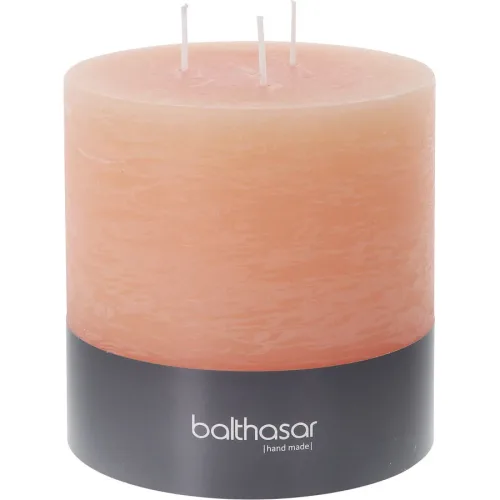 Balthasar - Zylinderkerze, 120X120MM, Apricot