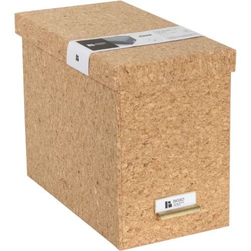 BIGSO BOX, BIGSO BOX Organizer Office Braun Kork 18.5 cm 35 cm 26.5 cm - Organizer