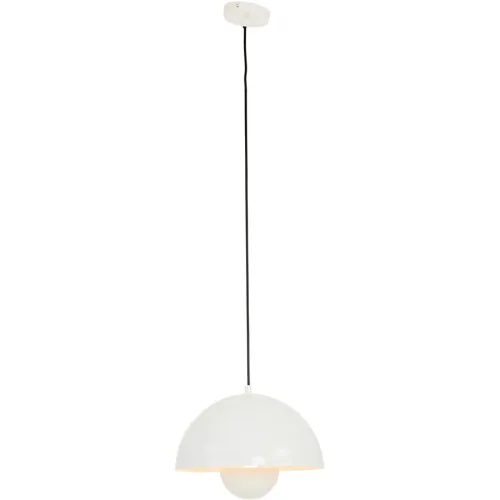 Pendellampe Limone Weiss glänzend B 30 cm