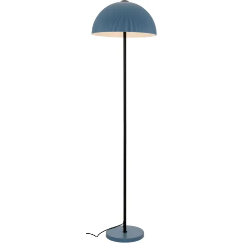 LIVIQUE, Stehlampe Kyoto Kunststoff/Metall blaugrau E27 - Stehlampe