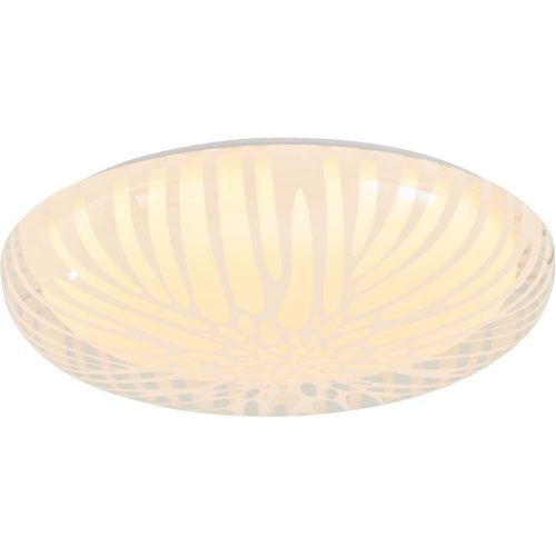 Deckenlampe Fleur Kunststoff/Metall weiss Ø 39cm 22W LED - LED - Deckenlampe- LED Energiesparlampe