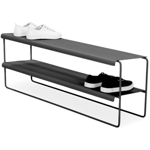 Spinder Design Schuhregal Skadi Schwarz Stahl 103 cm 38 cm - Schuhregal