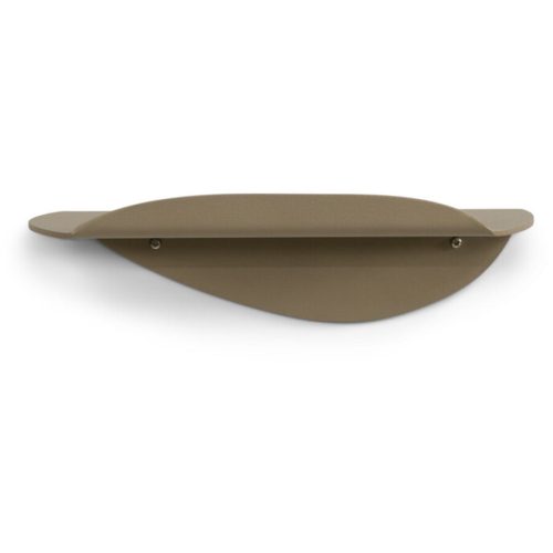 Spinder Design Wandregal Evan Beige Stahl 34 cm 10 cm - Farbe: champagner - Wandregal