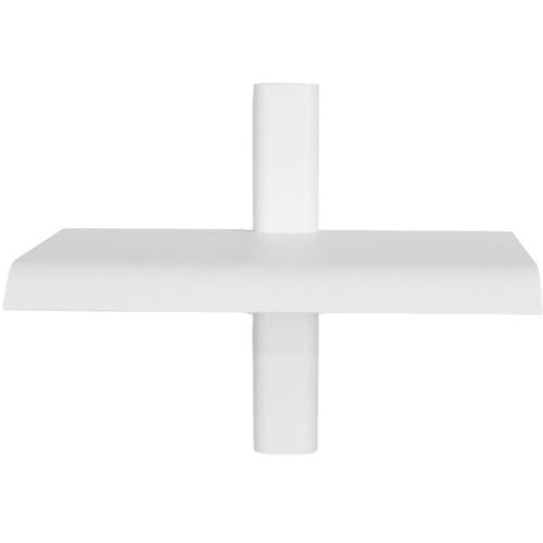 Spinder Design Wandregal Manta Weiss Stahl 28 cm 23 cm - Wandregal