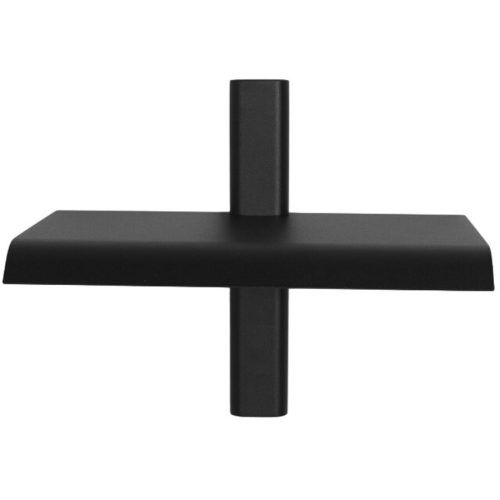 Spinder Design Wandregal Manta Schwarz Stahl 28 cm 23 cm - Wandregal