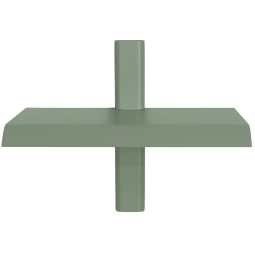 Spinder Design Wandregal Manta Grün Stahl 28 cm 23 cm - Farbe: Dusty Green - Wandregal