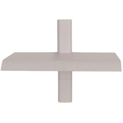 Spinder Design Wandregal Manta Braun Stahl 28 cm 23 cm - Farbe: taupe - Wandregal