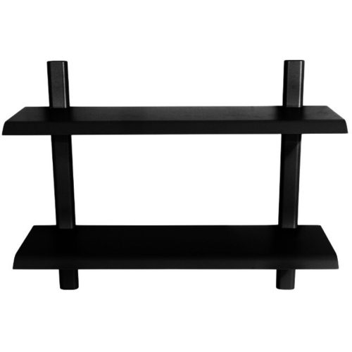 Spinder Design Wandregal Manta Schwarz Stahl 60 cm 48.2 cm - Wandregal