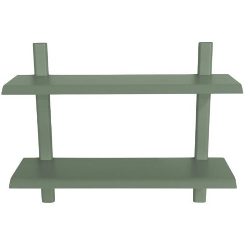 Spinder Design Wandregal Manta Grün Stahl 60 cm 48.2 cm - Farbe: Dusty Green - Wandregal