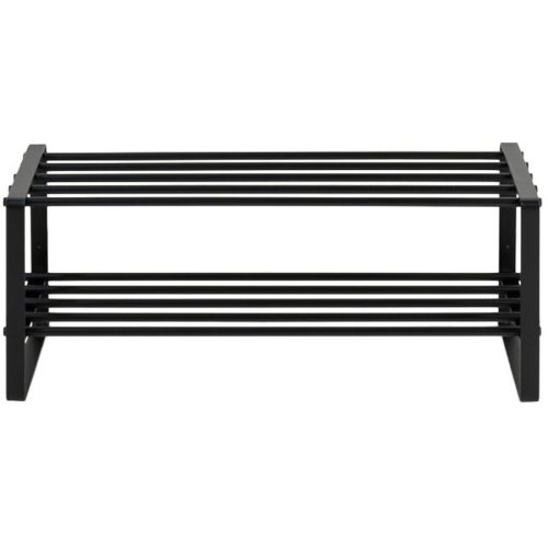 Spinder Design Schuhregal Hesta Schwarz Stahl 70 cm 29 cm - Schuhregal